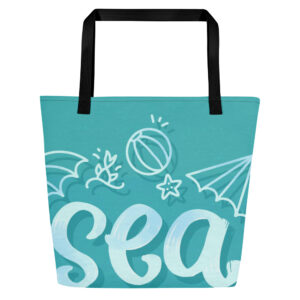 All-Over Print Large Tote Bag